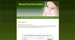 Desktop Screenshot of huntingtonplazapediatrics.com